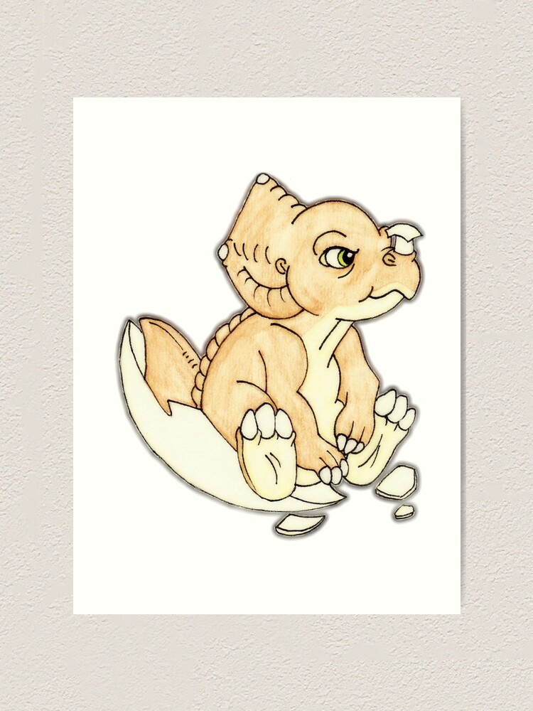 "The Land Before Time: Baby Cera" Art Print for Sale by Milly2015