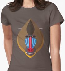 Mandril Tailliertes T-Shirt für Frauen