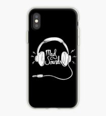 Vinilo o funda para iPhone Mad Sounds White