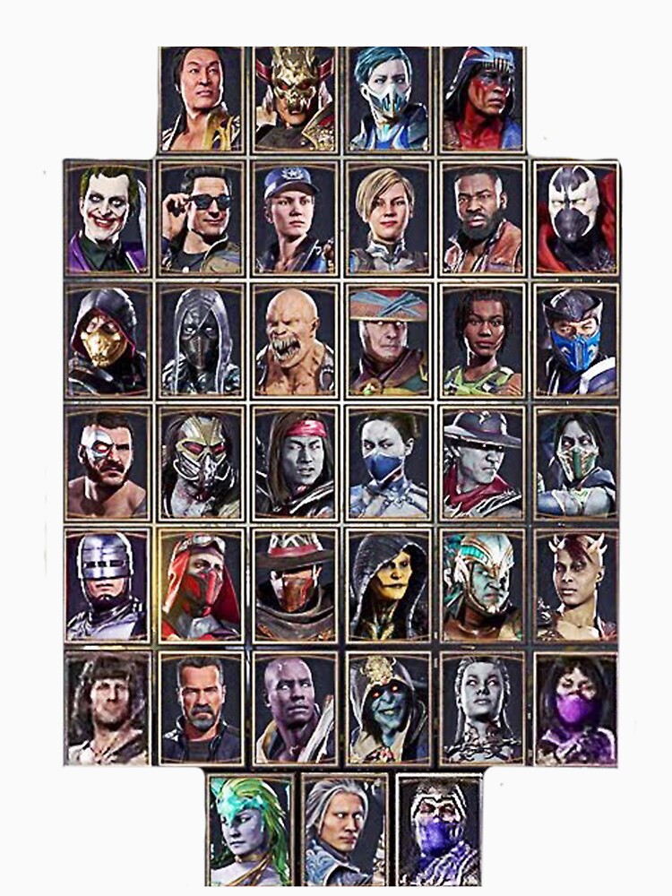 Mortal Kombat 4 Gold - Character Select  Sticker for Sale by MammothTank