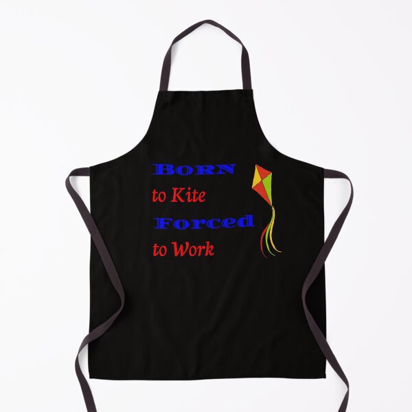 Item preview, Born to Kite Forced to Work in Blue designed and sold by CreativeBel.