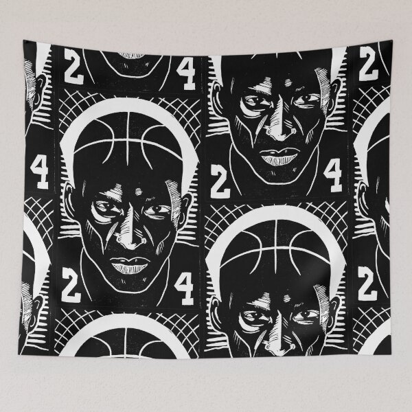 Item preview, Taken Too Soon - original linocut design and print designed and sold by PixelPalmer.
