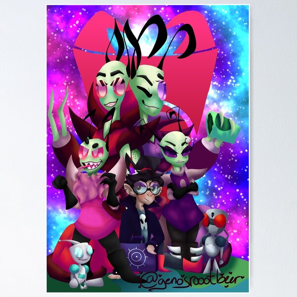 Item preview, Invader Zim cast designed and sold by genosroootbeer.