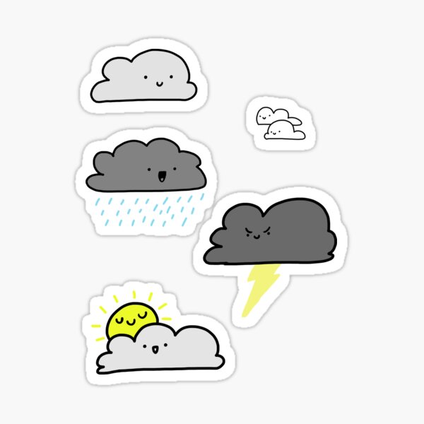 Cloud Friends Sticker Pack Sticker
