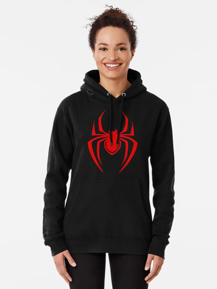 Black and 2024 red spiderman hoodie