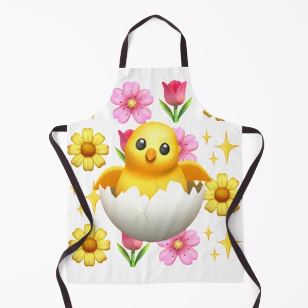 Item preview, Cute floral chicken chick Emoji Easter designed and sold by ICRainbowMoons.