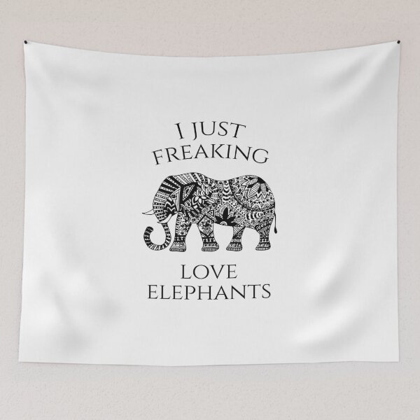 Item preview, I just freaking love elephants, Elephant lovers, Wild designed and sold by cyhdesign.