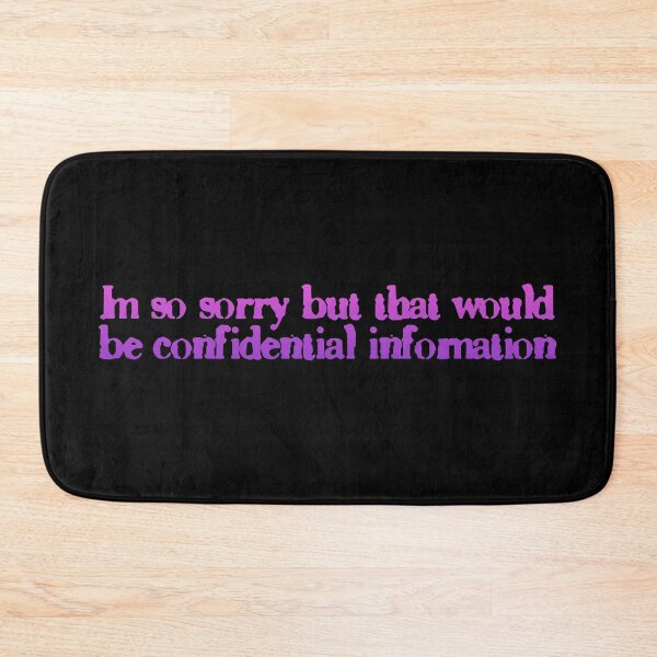 Item preview, Confidential Information. designed and sold by inkset.