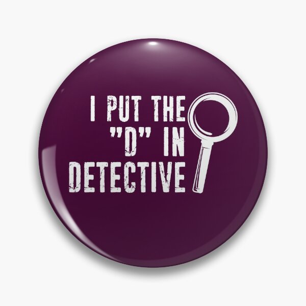 Item preview, Private Detective Undercover Investigator Funny Sherlock Distressed Typography Design designed and sold by niftee.