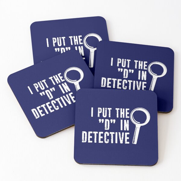 Item preview, Private Detective Undercover Investigator Funny Sherlock Distressed Typography Design designed and sold by niftee.