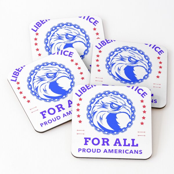 Item preview, Liberty and Justice For All Proud Americans  designed and sold by Poly-Sci-Store.