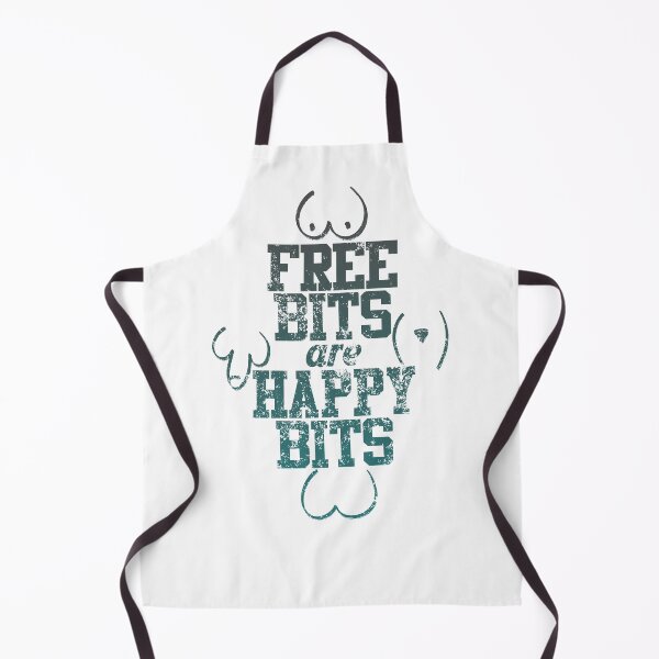 Item preview, Free Bits are Happy Bits Naturist Nudist Lifestyle designed and sold by NaturistGifts.