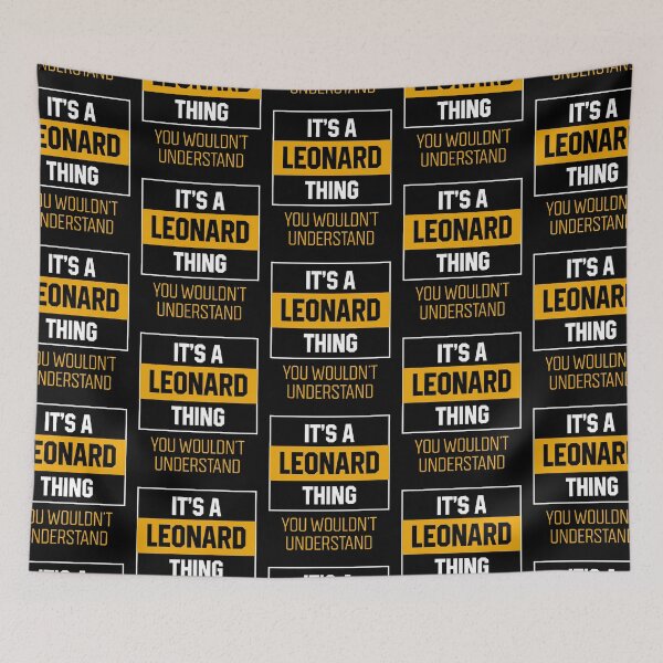 Item preview, It's Leonard Thing - Family Name Gift designed and sold by DiogoCalheiros.