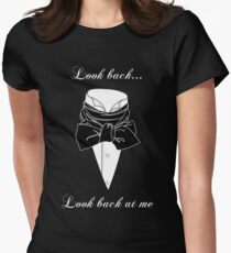 Thornton : Look back -white- Women's Fitted T-Shirt