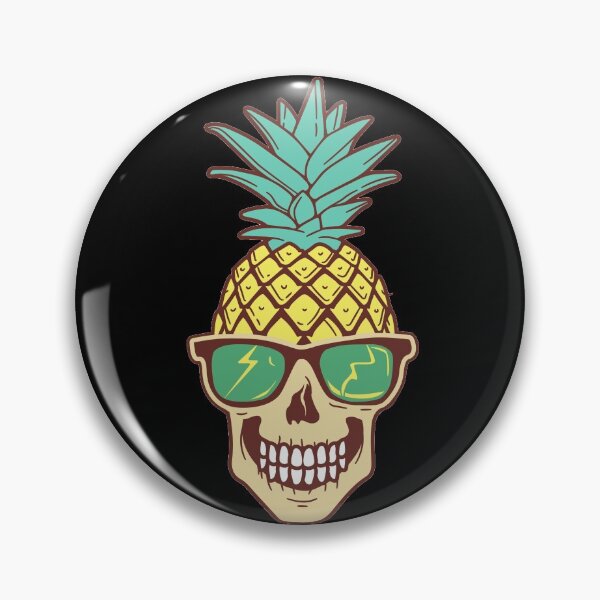 Item preview, Pineapple skeleton designed and sold by Shrewd Mood.