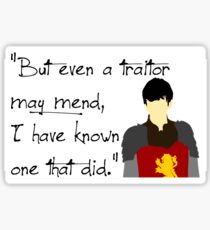 Edmund Pevensie Traitor Quote Sticker