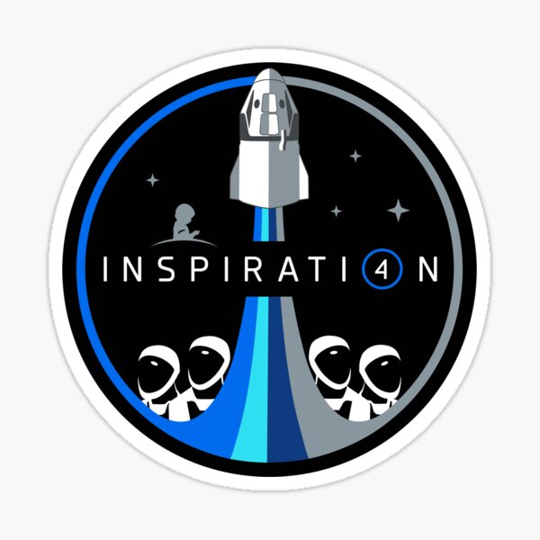 spaceX Inspiration4 Sticker