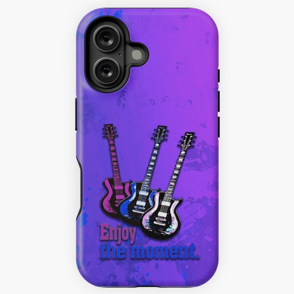 Legaculia phone case electric guitars purple blue iPhone Tough Case