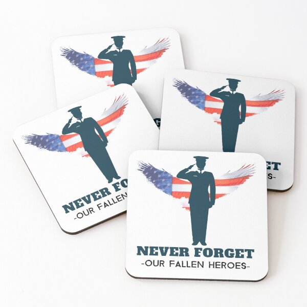 Item preview, Never Forget Our Fallen Heroes  designed and sold by Poly-Sci-Store.
