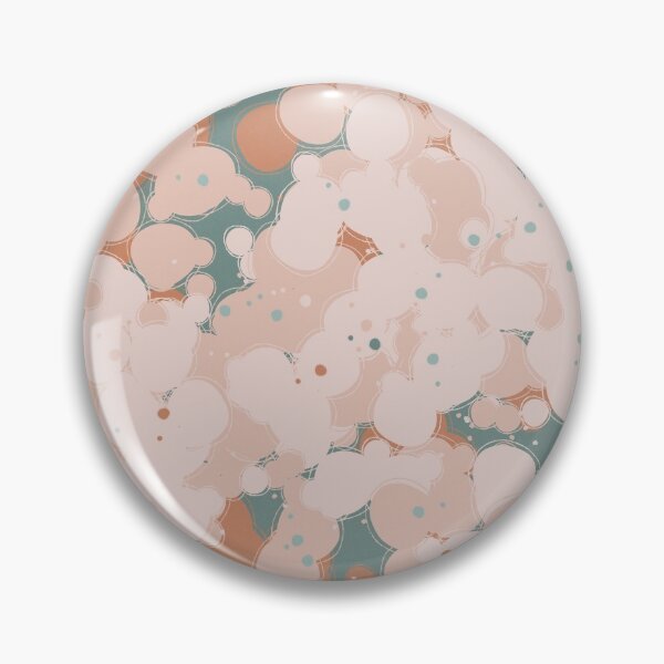 Item preview, Faded Abstract Bubbles Pattern in Pastel Blush Pink, Coral and Sage Green designed and sold by kasamor.
