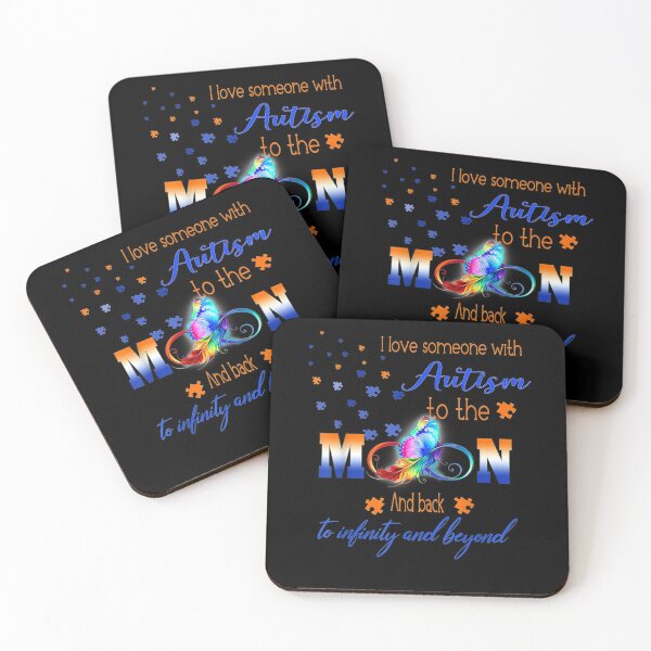 Item preview, I Love Someone With Autism To The Moon Autism Mom Grandma  designed and sold by manidala.