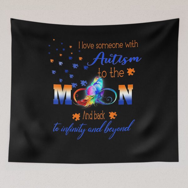 Item preview, I Love Someone With Autism To The Moon Autism Mom Grandma  designed and sold by manidala.