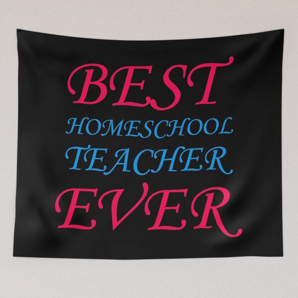Item preview, Best Homeschool Teacher Ever designed and sold by CatArtStore.