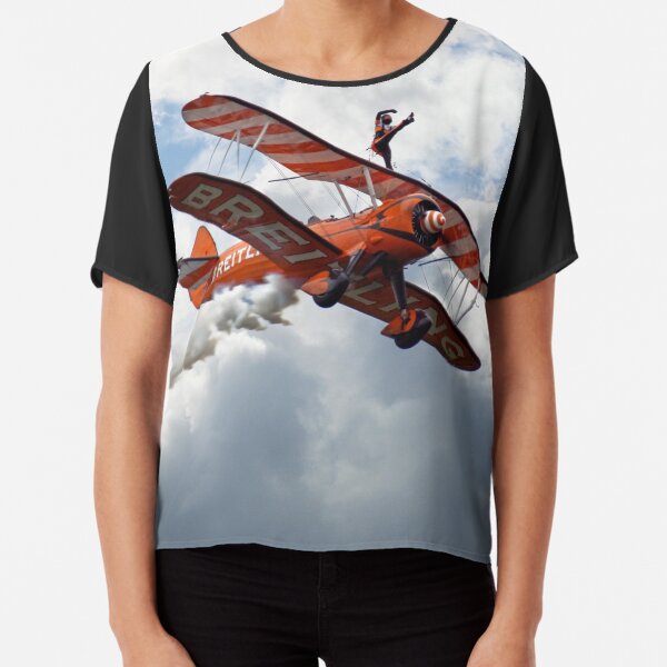 Brietling Wing Walkers Chiffon Top