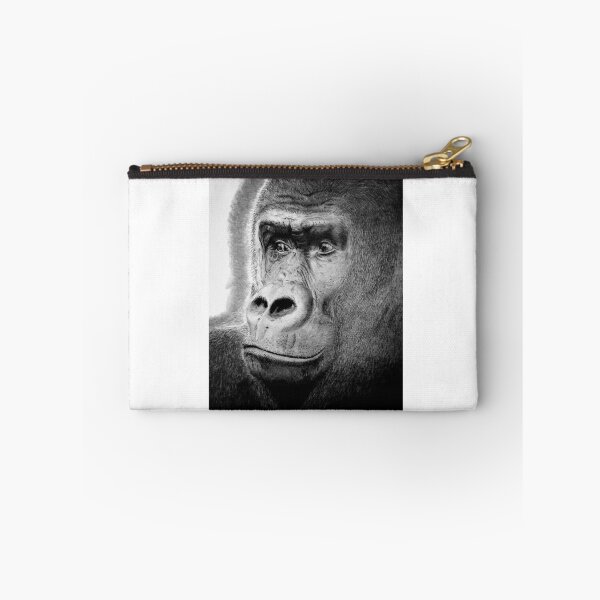 Item preview, Gorilla Fund - Black and White Gorilla Pencil Sketch designed and sold by RomeoSketches.