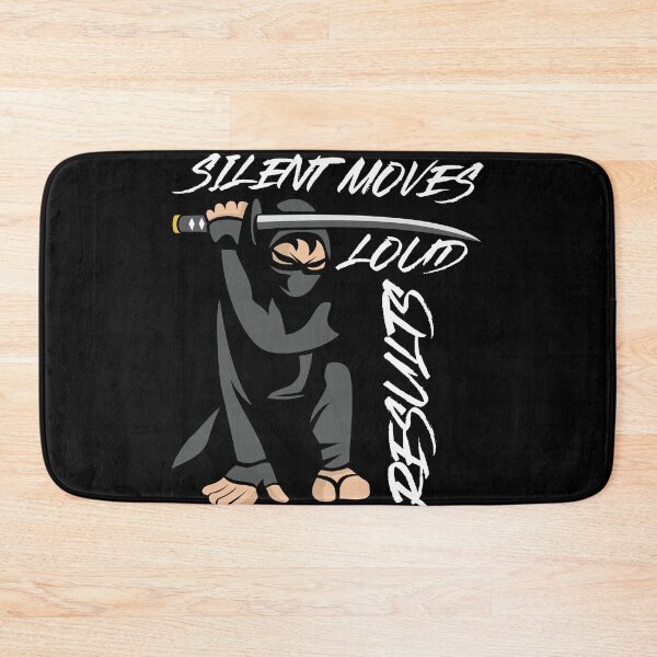 Item preview, Silent Moves Loud Resuts - Motivational and Inspirational Gift designed and sold by hyggekrog.