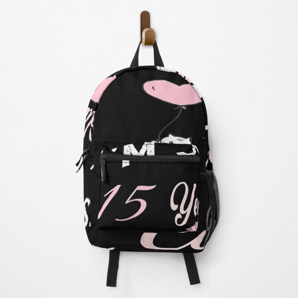 Item preview, I'm Just A 15 Year Old Girl Who Loves Cats Birthday Girl designed and sold by manidala.