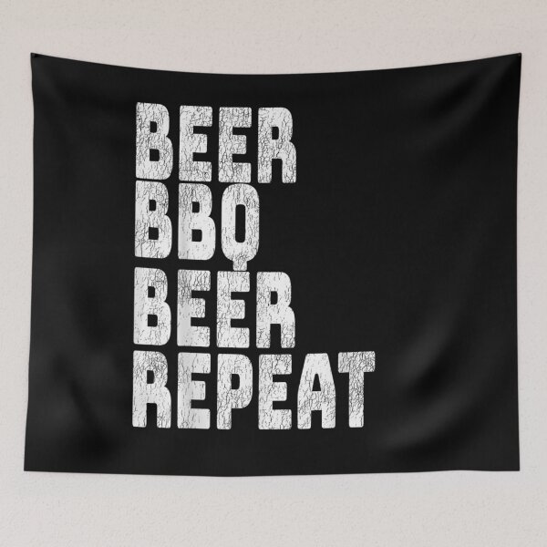 Item preview, Beer Bbq Beer Repeat Standard Barbecue Process  designed and sold by manidala.