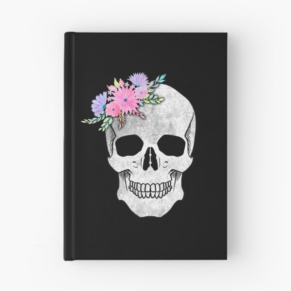 Item preview, Skull with flowers designed and sold by CallSignNacho.