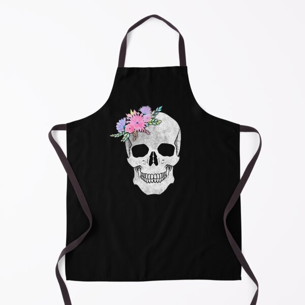 Item preview, Skull with flowers designed and sold by CallSignNacho.