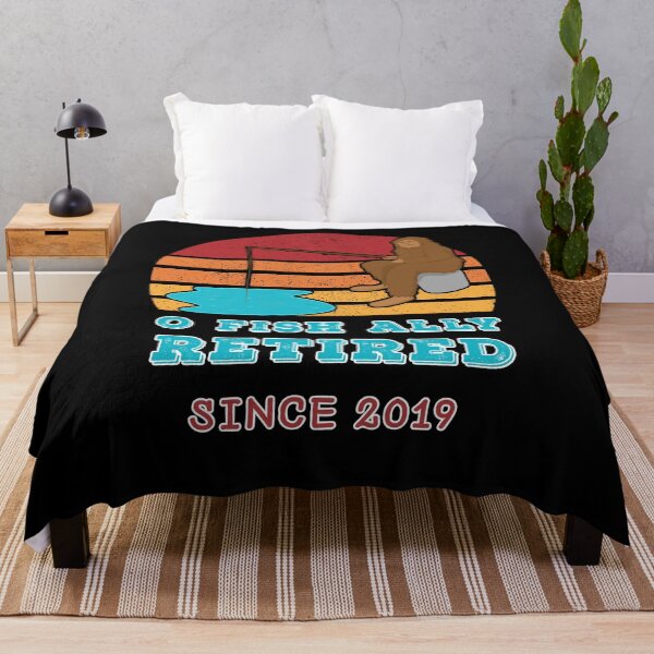 Item preview, O Fish Ally Retired Since 2019 Swamp Skunk Ape Fishing Black Background designed and sold by KeysTreasures.
