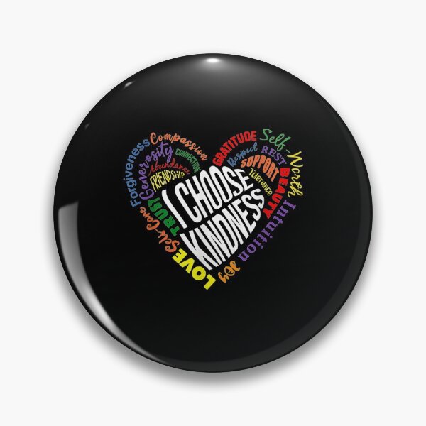 Item preview, I Choose Kindness Heart Love Selfcare Forgiveness Compassion  designed and sold by manidala.