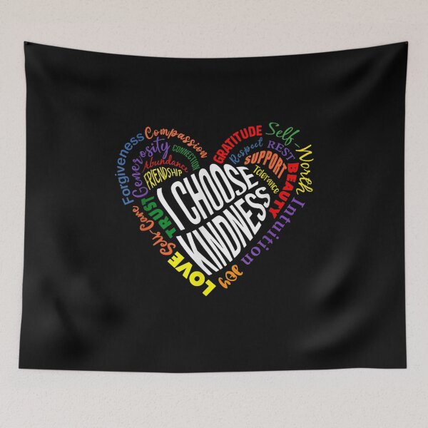 Item preview, I Choose Kindness Heart Love Selfcare Forgiveness Compassion  designed and sold by manidala.