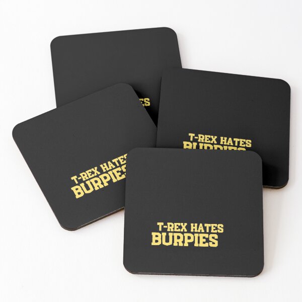 Item preview, T-Rex Hates Burpies Funny Gym Gift designed and sold by NostalgicLatin.