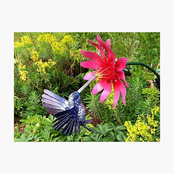 Item preview, Humming Bird with Flower designed and sold by hootonles.