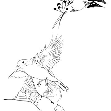 Artwork thumbnail, Greek Mythology: Procne, Philomela chased by Tereus by emcrawfordart
