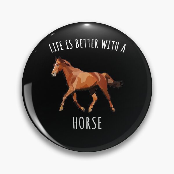 Artikelvorschau, Das Leben ist besser mit einem Brown Horse Farm Animal Lover entworfen und verkauft von manidala.