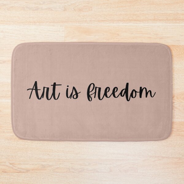 Item preview, Art Is Freedom Simple Text Lettering designed and sold by Trisha Banlasan.