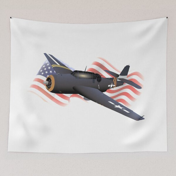 Item preview, American WW2 Airplane with US Flag designed and sold by NorseTech.