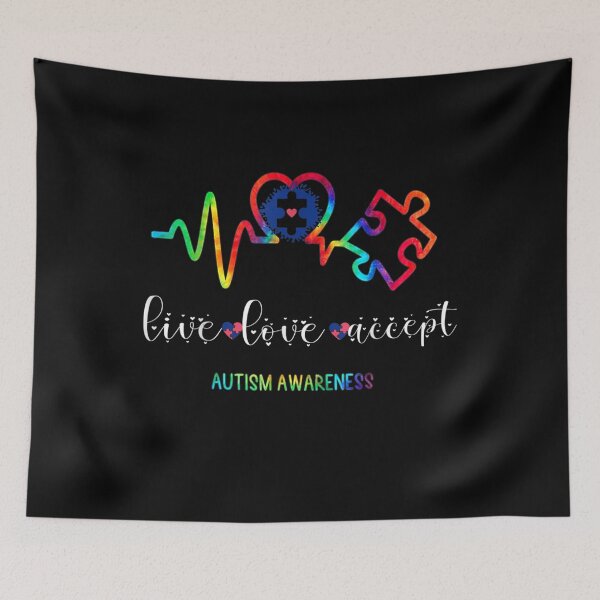 Item preview, Live Love Accept Autism Awareness  designed and sold by manidala.
