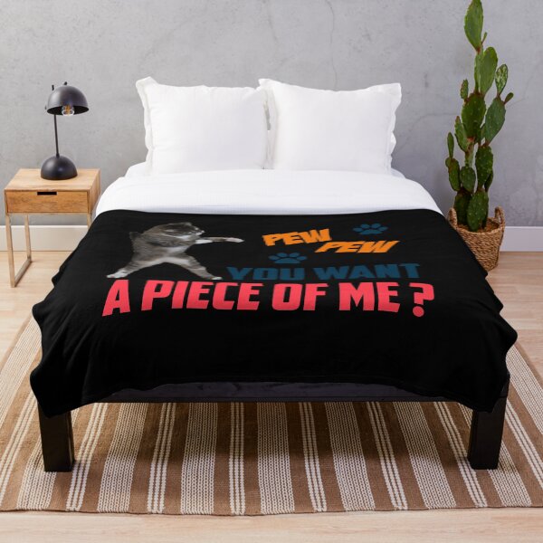 Item preview, funny cat you want a piece of me ? designed and sold by Experience21.