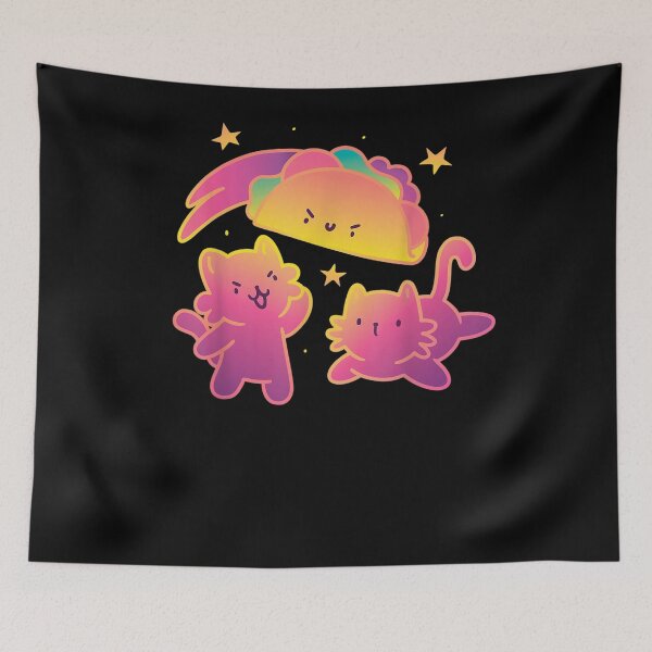Item preview, Vintage Retro Tacos And Cats In Sky Taco Cat Lovers Gifts  designed and sold by manidala.