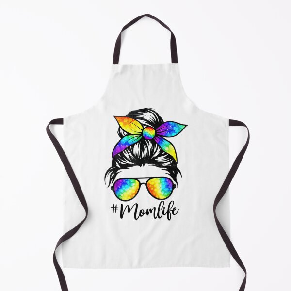 Item preview, Mom Life Messy Hair Bun Tie Dye Women Mother's Day Funny Gift designed and sold by pavelbenicek.