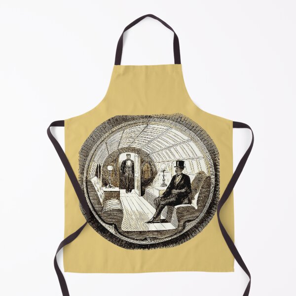 Item preview, Pneumatic passenger carriage NYC vintage illustration 1872 designed and sold by SolidEarthArt.