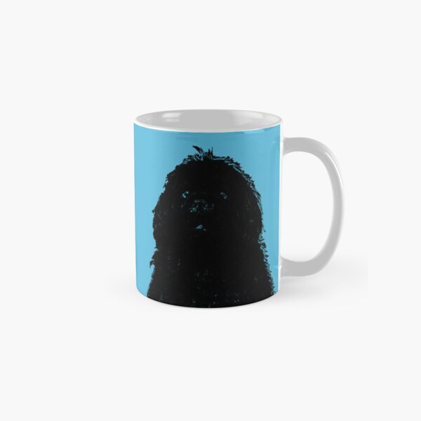 Newfoundland Dog Head Blue Classic Mug