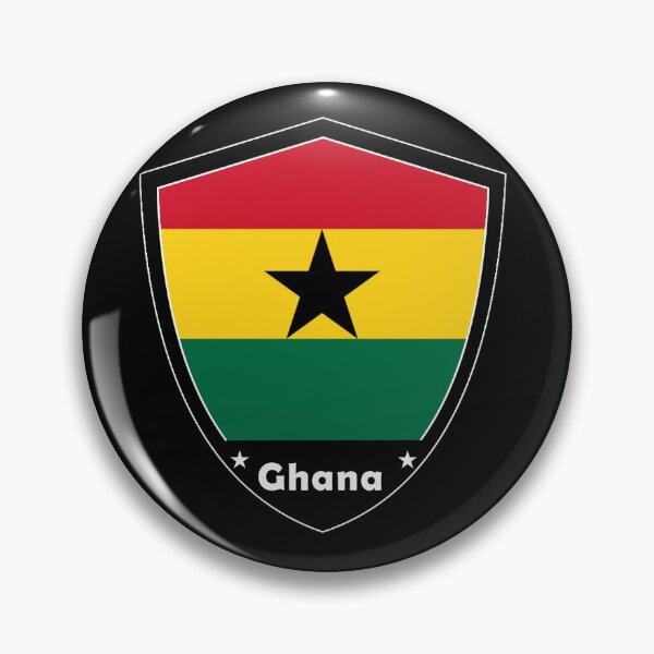 Item preview, Ghana Flag Badge designed and sold by Gina-Driada.